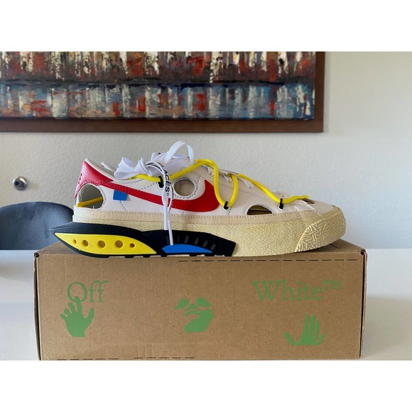 Nike Blazer Low Off-White University Red main image 7
